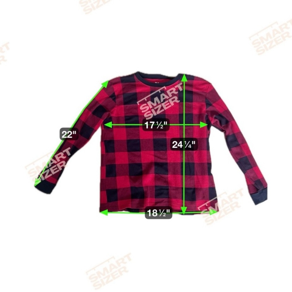 Unisex Adult Red and Black Plaid Long Sleeve Shirt Buffalo Check Holiday Shirt - Picture 2 of 6